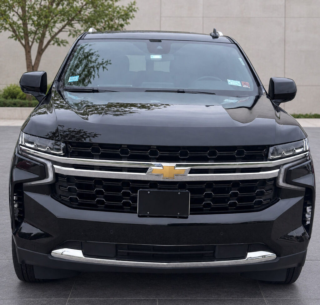 Chevrolet Suburban front exterior with plate concealed
